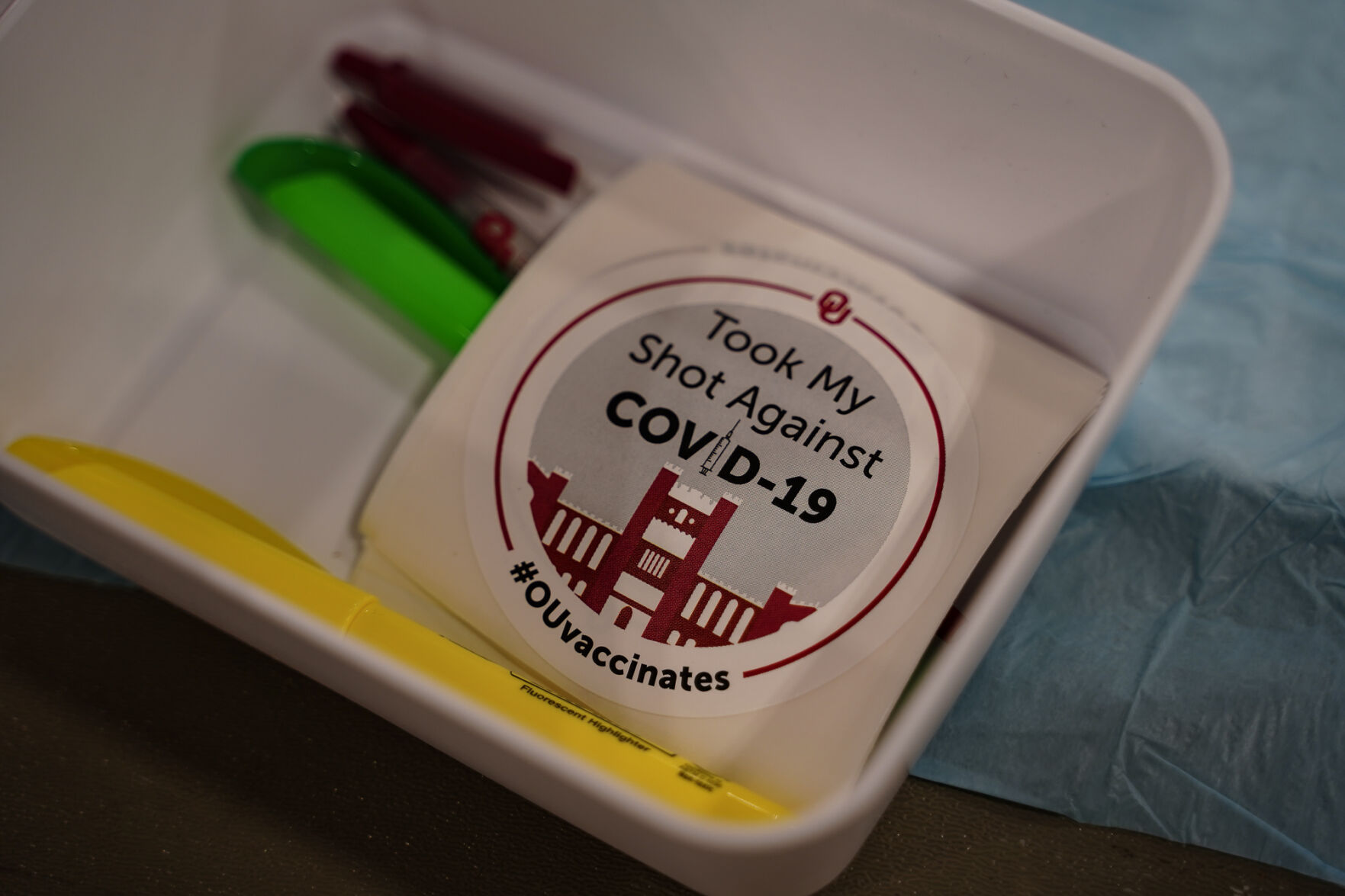 COVID-19 sticker
